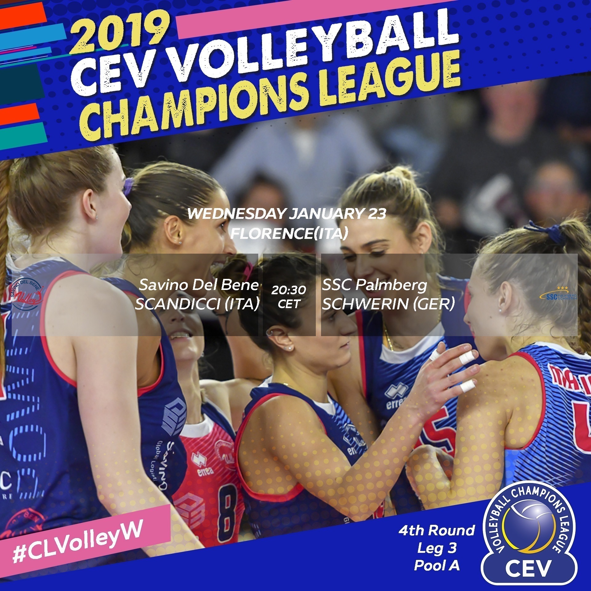 CHAMPIONS DAY! Savino Del Bene Scandicci – SSC Palmberg Schwerin