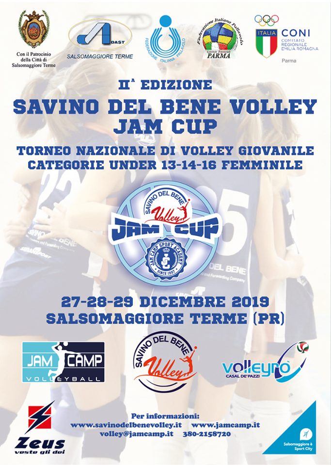 2° TORNEO NAZIONALE “Savino Del Bene Volley Jam Cup”