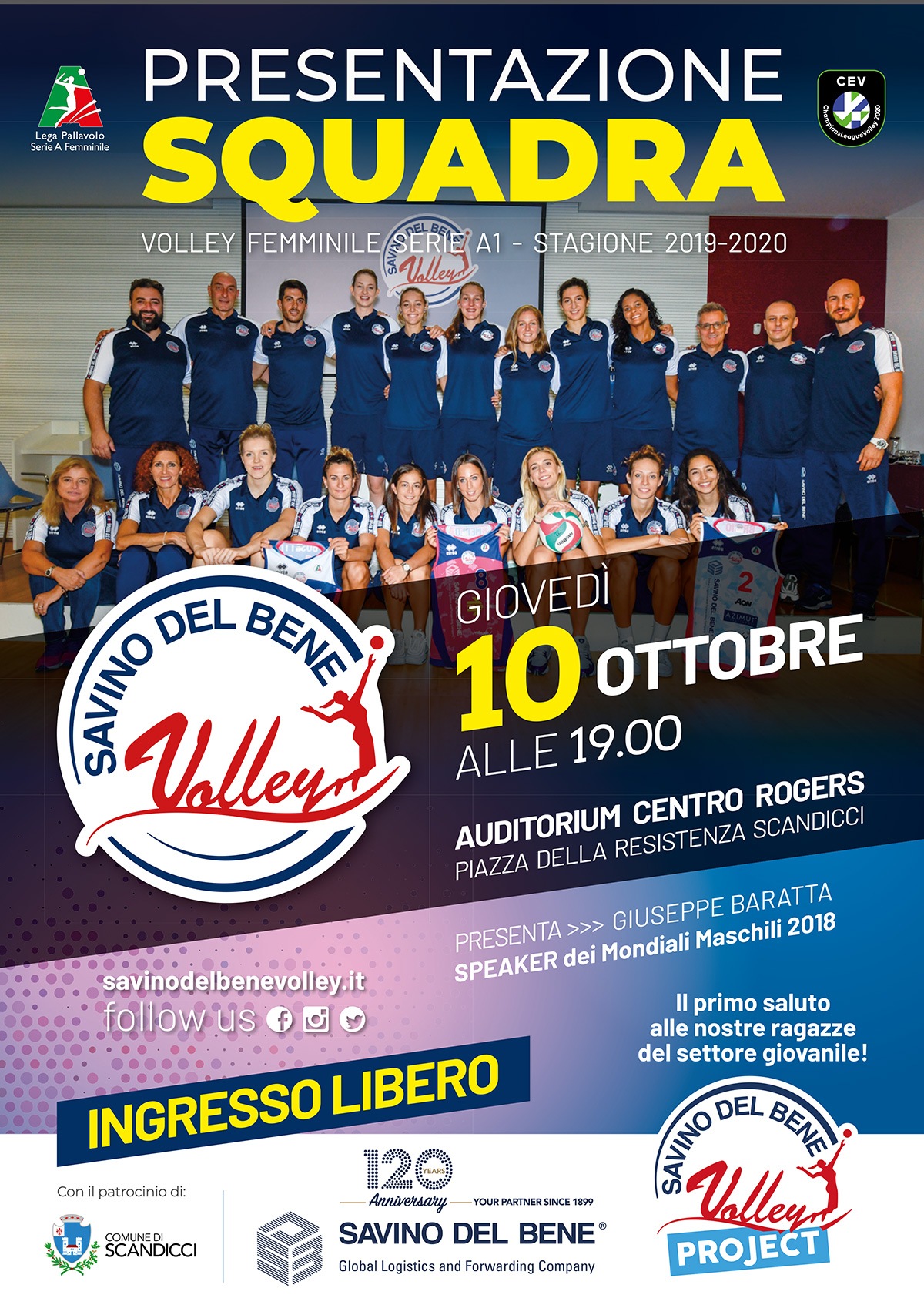 IL 10 OTTOBRE LA SAVINO DEL BENE SCANDICCI SI PRESENTA ALLA CITTA’!