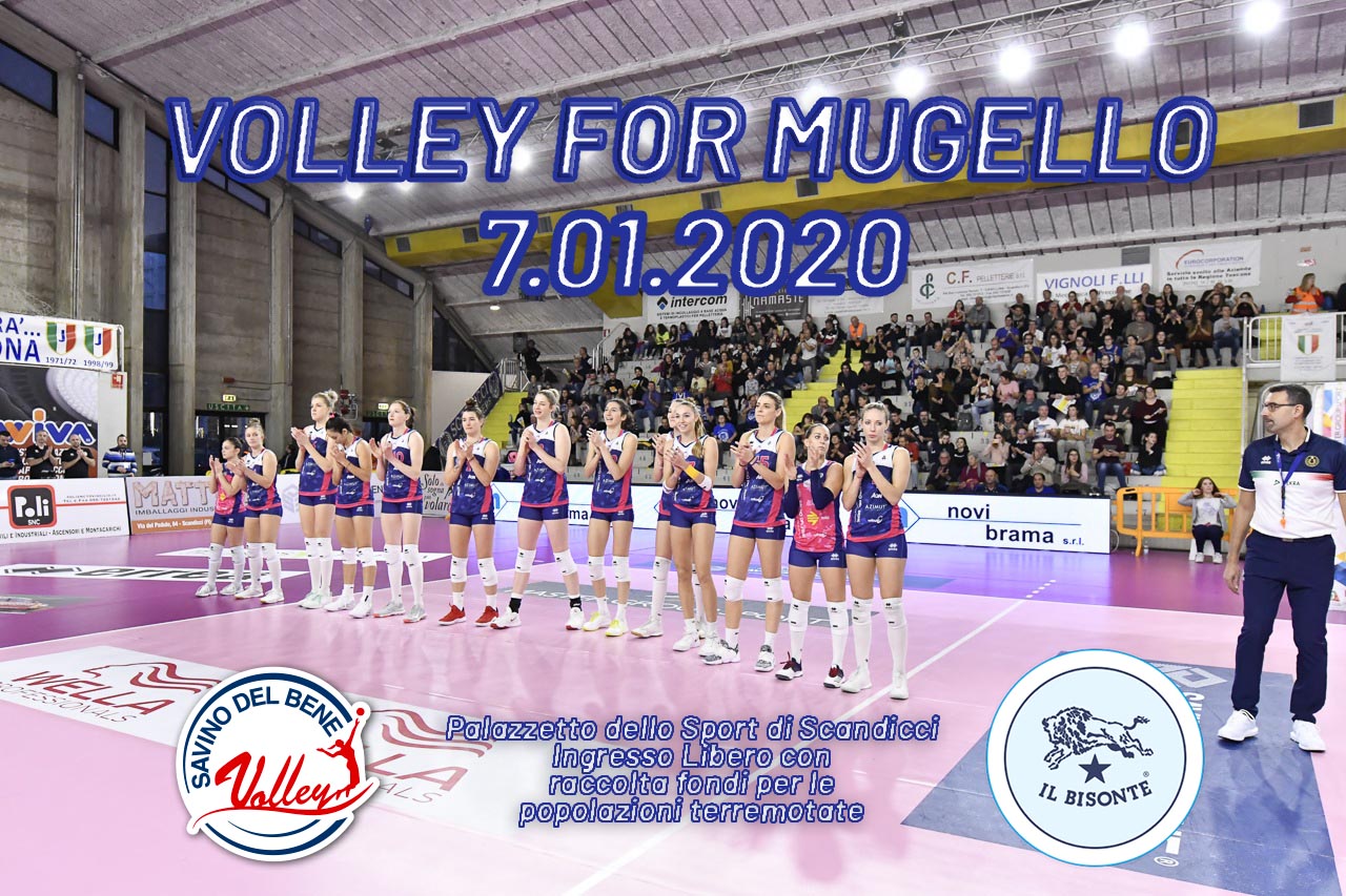VOLLEY FOR MUGELLO: Savino Del Bene Scandicci – Il Bisonte Firenze