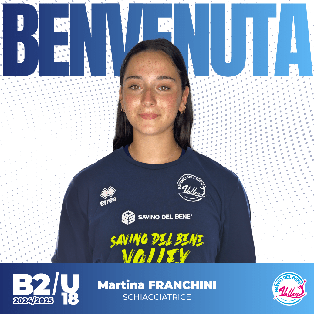 Martina Franchini è una nuova giocatrice della Savino Del Bene Volley