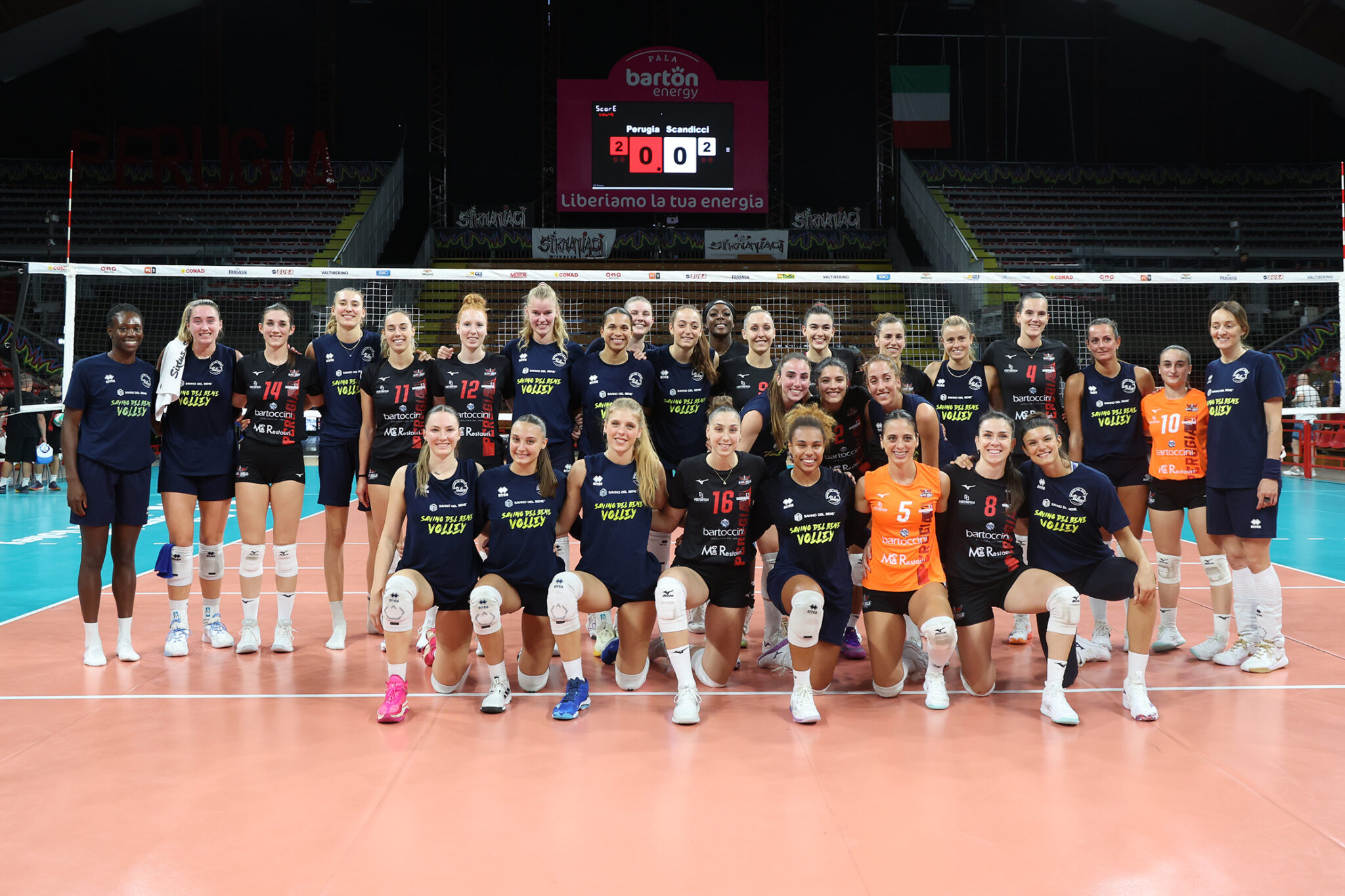 Buon test a Perugia: 2-2 nell’allenamento congiunto