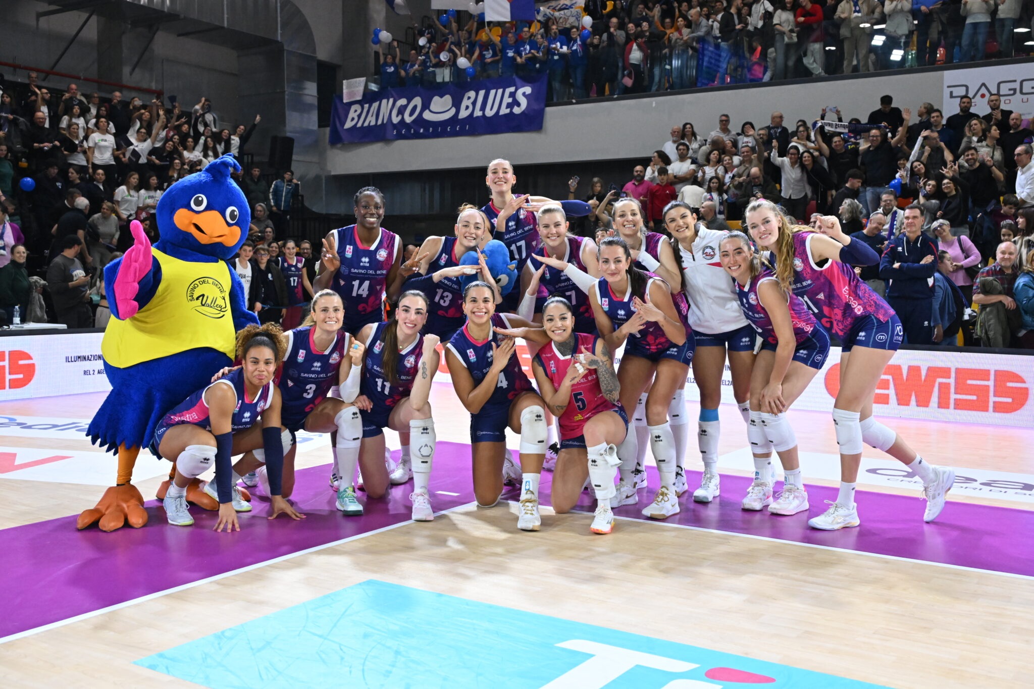 Chi la dura la vince! Successo al tie break contro Novara