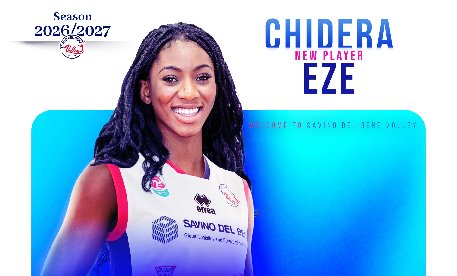 La Savino Del Bene Volley accoglie Chidera Blessing Eze